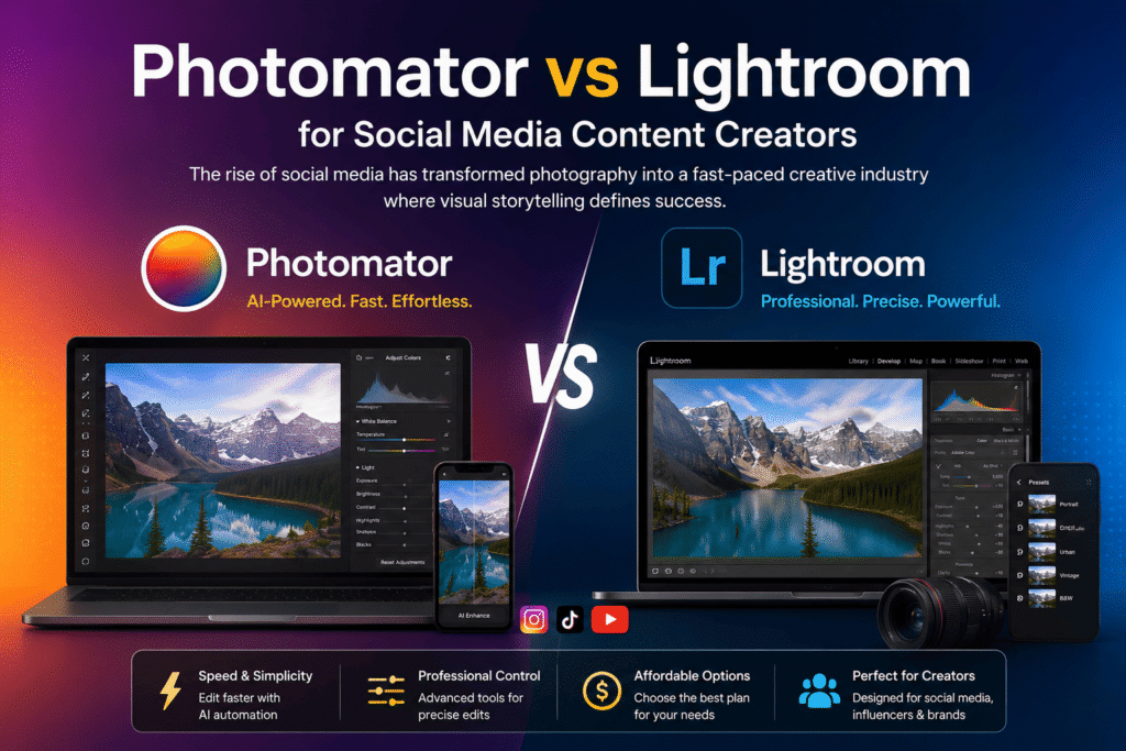 Photomator vs Lightroom