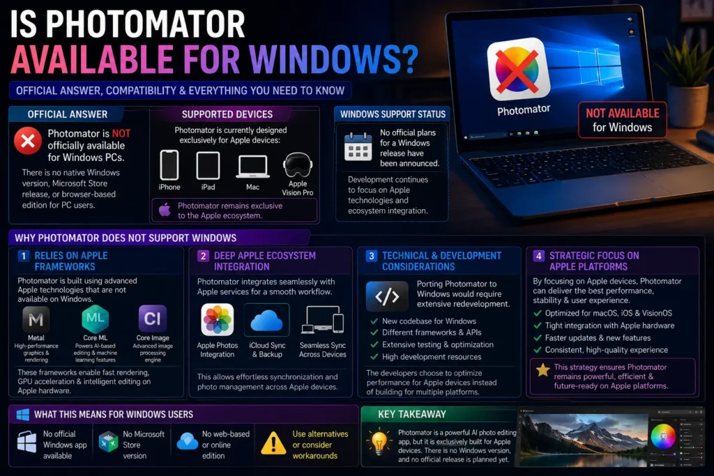 Is Photomator Available for Windows